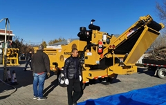 2019年，長春市伊通河設施維護處采購一臺Rayco大型粉碎機1754.